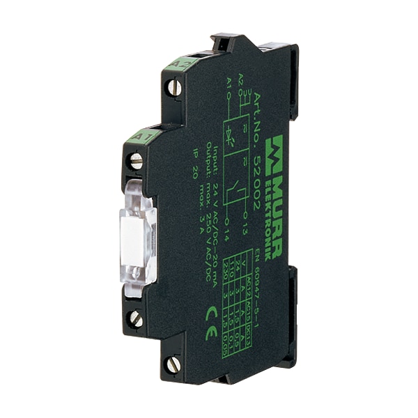 Murrelektronik MIRO TR 6.2MM SK OPTO-COUPLER MODULE, IN: 48 VDC - OUT: 48 VDC / 2 A, 6, 2 mm screw-type terminal 52513 - main